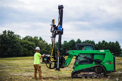 skid steer mounted rock drill|rock attachment for skid steer.